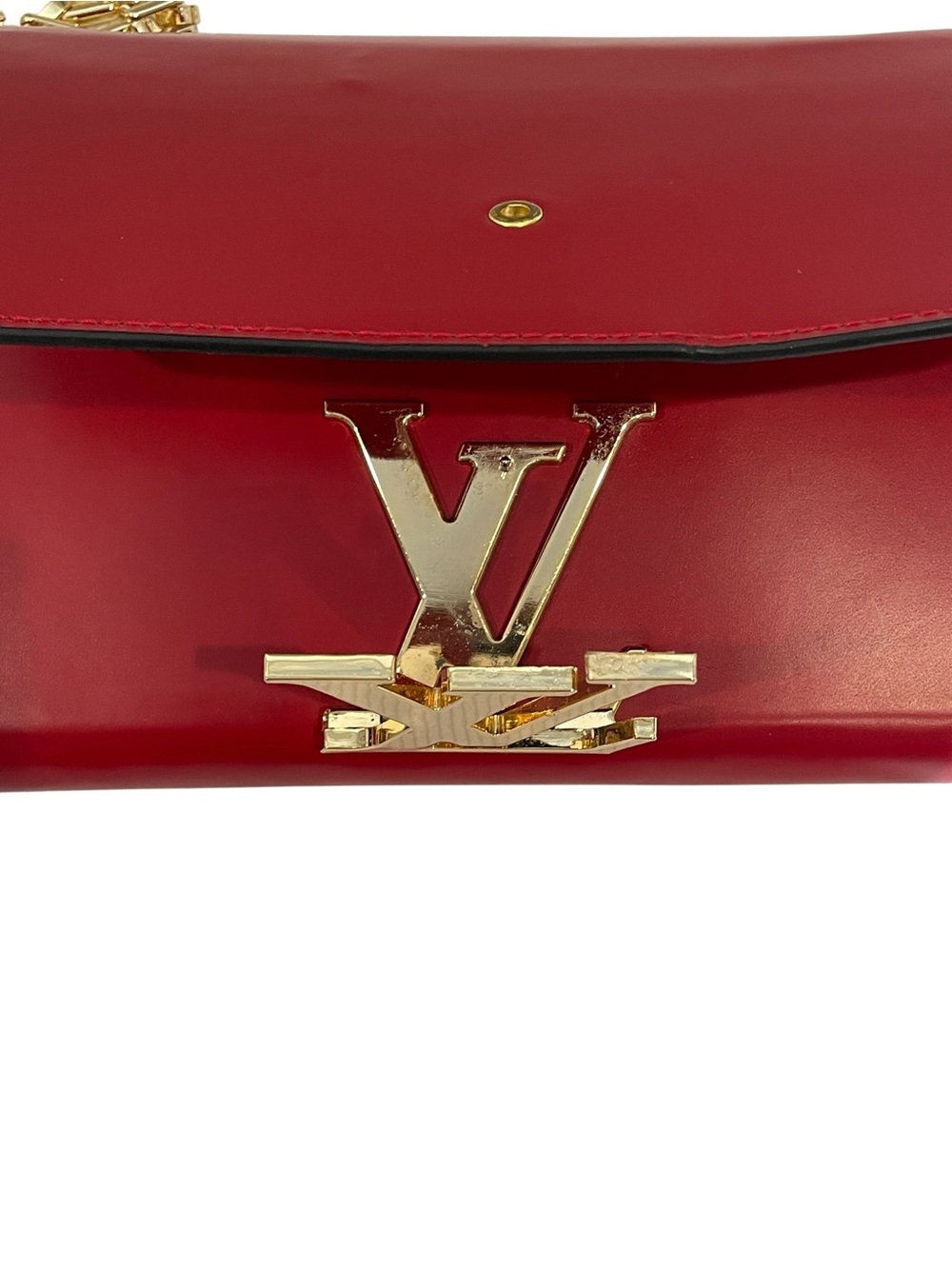 ❤️ Red Chain Shoulder / Crossbody Bag ❤️ - Picture 8 of 13